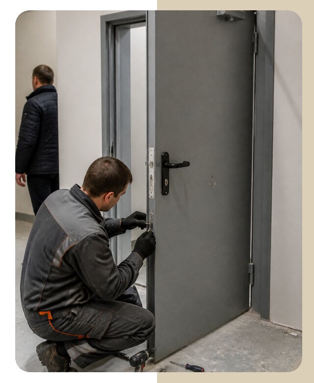 Ремонт противопожарной двери в Великих Луке по цене 6719 р. | ДвериЛегко-Вкл